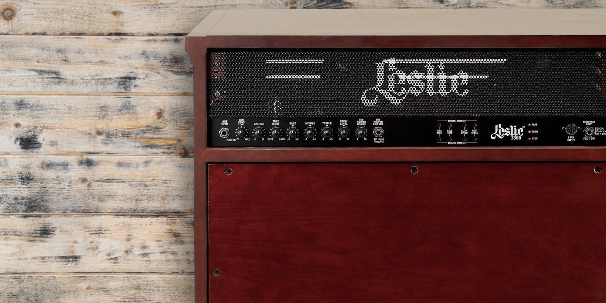 Leslie 3300W Rotary Speaker Combo Amplifier - Red Walnut