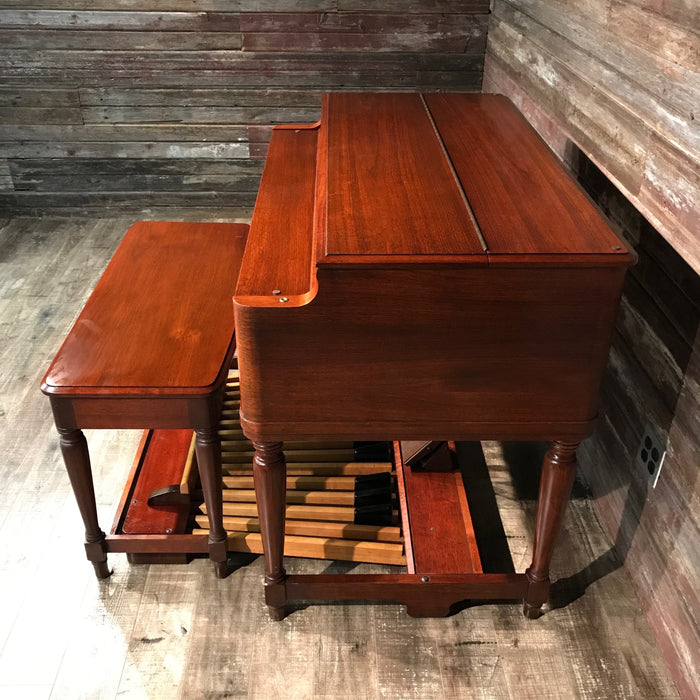 Hammond Vintage (1957) B-3 Organ and Leslie Type 122 Rotary Speaker - Red Mahogany View 4