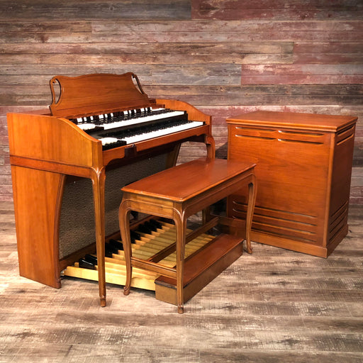 Hammond Vintage (1962) A-102 Organ and Leslie Type 142 Rotary Speaker - Cherry