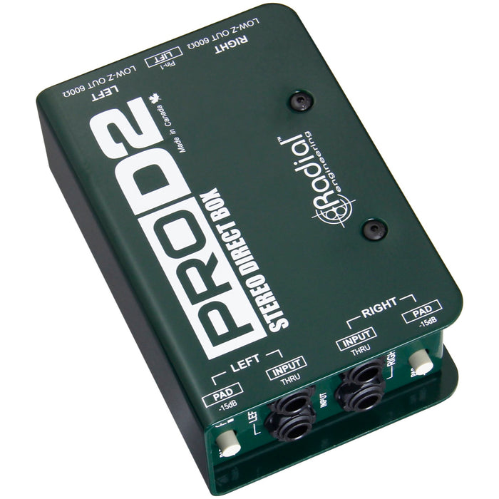Radial ProD2 Stereo Direct Box View 2