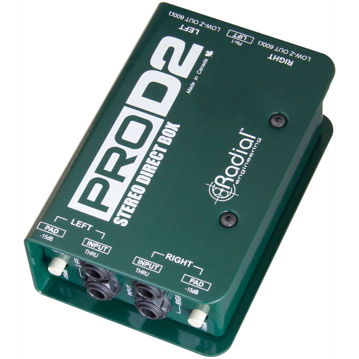 Radial ProD2 Stereo Direct Box View 3