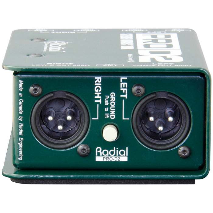 Radial ProD2 Stereo Direct Box View 5