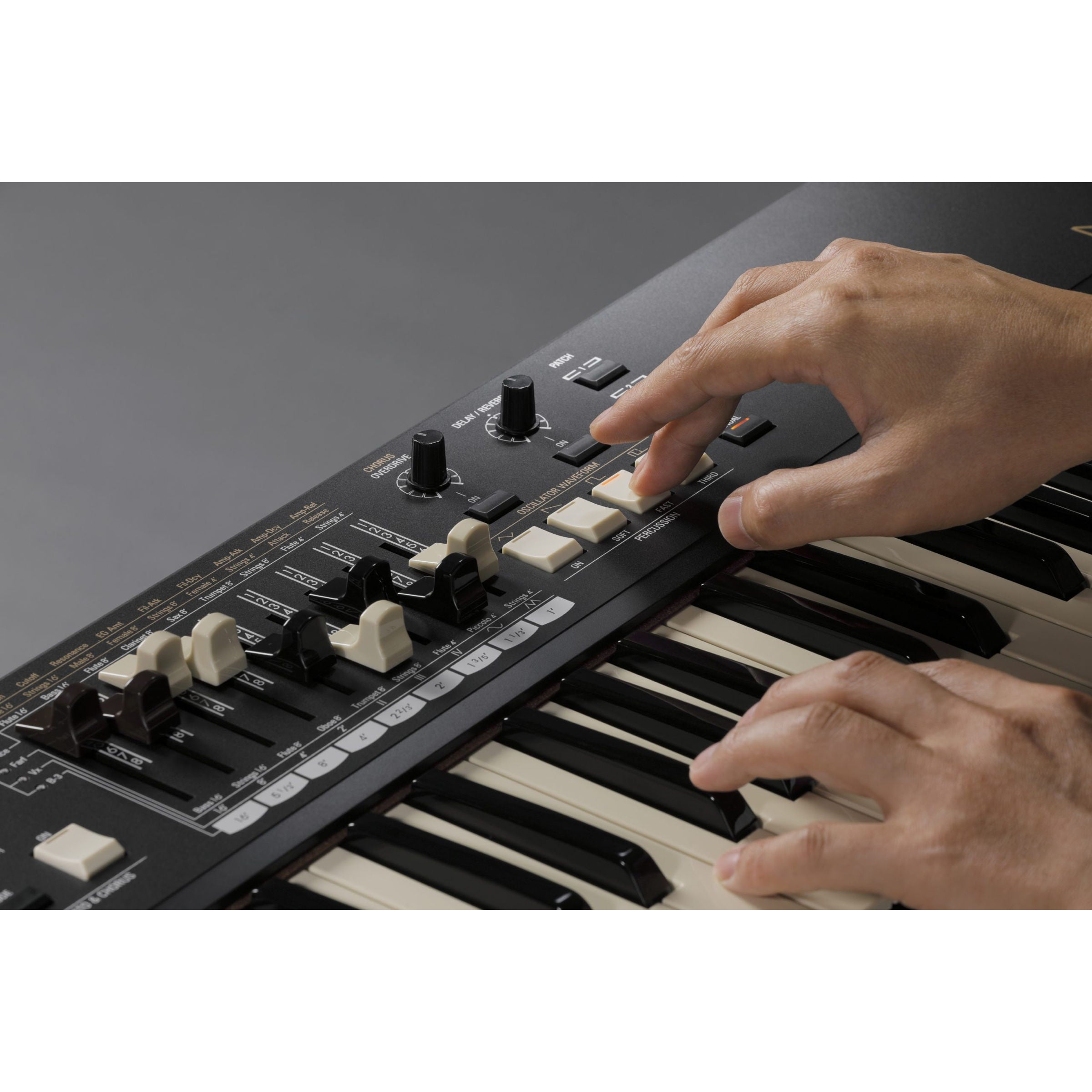 Hammond M-Solo Portable Organ - Burgundy