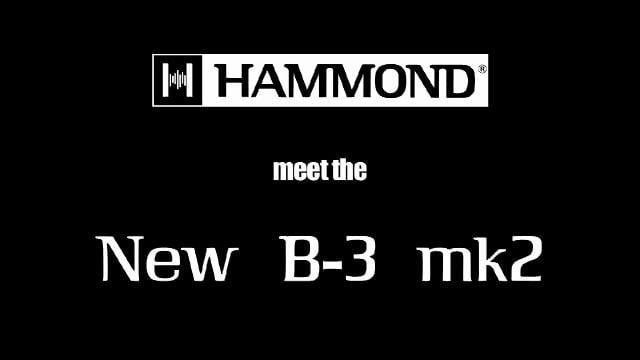 Hammond B-3 mk2 Console Organ - Demo Video