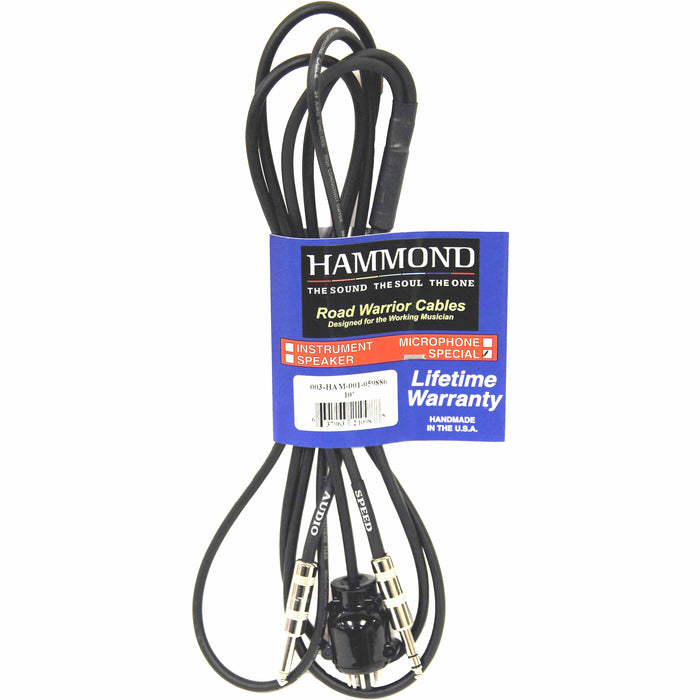 Hammond 11-Pin to Dual 1/4" Adapter Cable, 10-Foot
