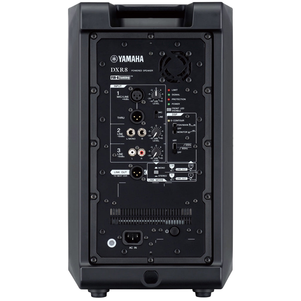 Yamaha DXR-8 2-Way Powered Loudspeaker Back