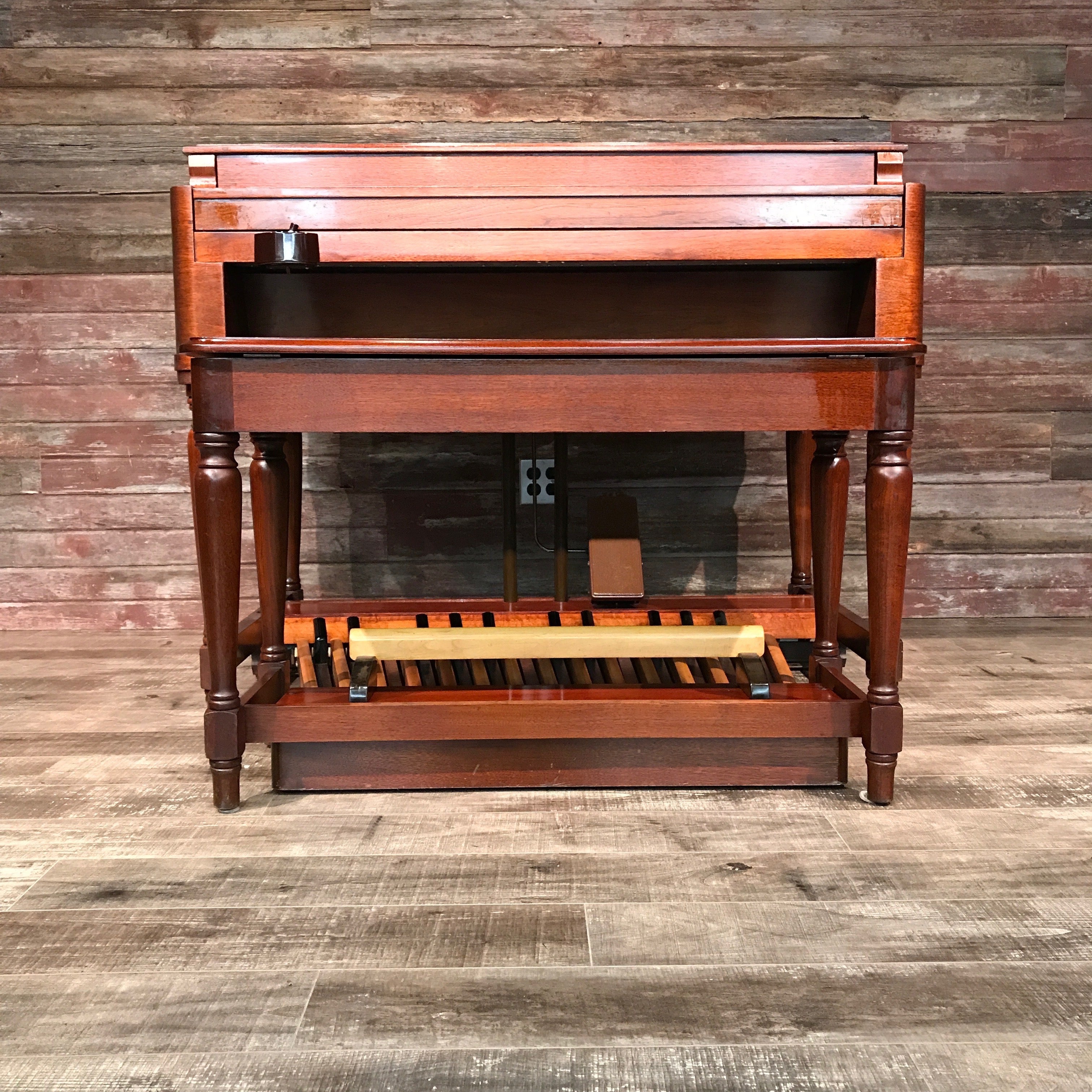 Hammond Vintage (1957) B-3 Organ and Leslie Type 122 Rotary Speaker - Red Mahogany View 6