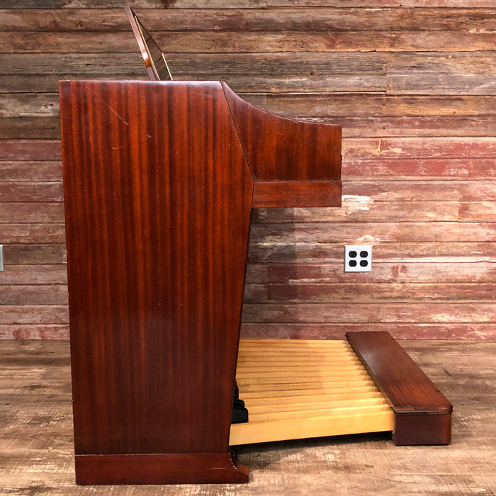 Hammond Vintage (1963) A-100 Organ and Leslie Type 142 Rotary Speaker - Red Mahogany View 4