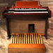 Hammond Vintage (1963) A-100 Organ and Leslie Type 145 Rotary Speaker - Red Mahogany View 3