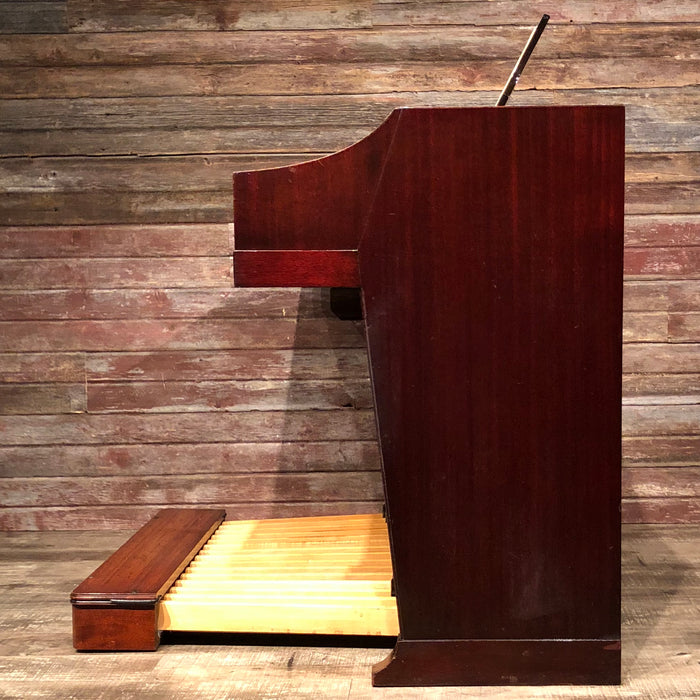 Hammond Vintage (1963) A-100 Organ and Leslie Type 145 Rotary Speaker - Red Mahogany View 5