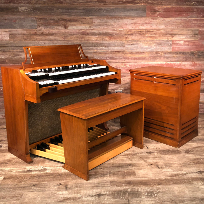 Hammond Vintage (1964) A-100 Organ and Leslie Type 145 Rotary Speaker - Mahogany