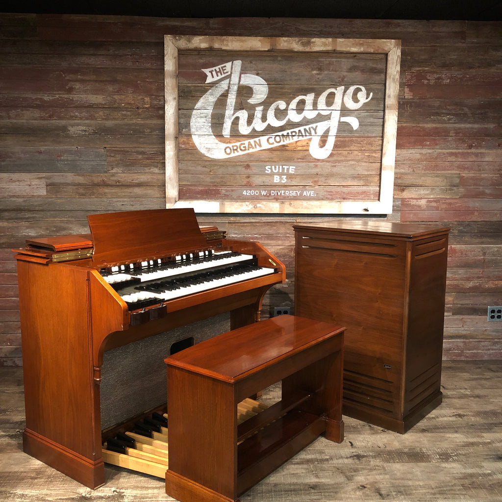 Hammond Vintage (1963) A-105 with Leslie 122A Rotary Speaker View 3