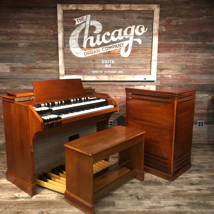 Hammond (1964) A-105 Organ with Leslie 771 Rotary Speaker View 3