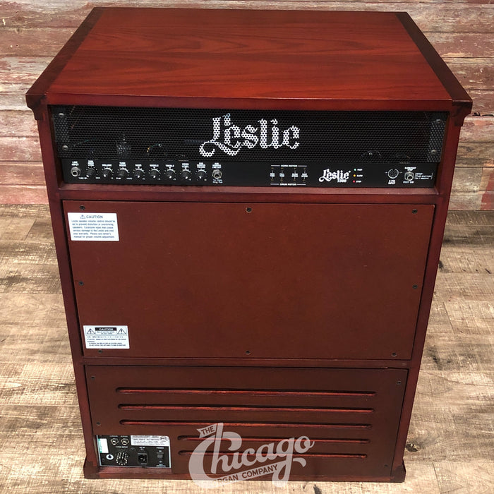 Leslie 3300W Rotary Speaker Combo Amplifier - Red Walnut (Open Box)