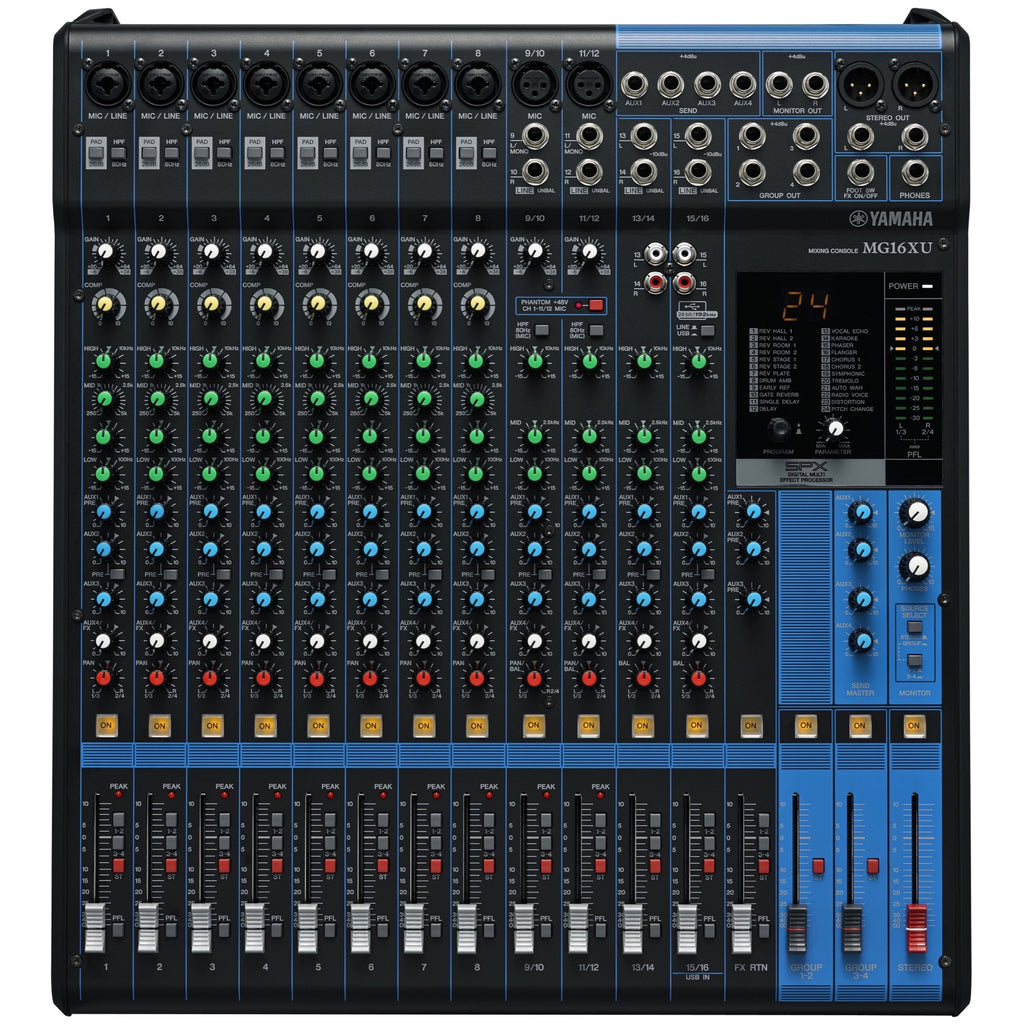 Yamaha MG16XU 16-Channel Analog Mixer