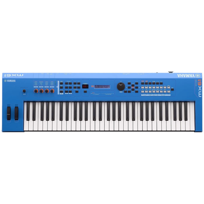 Yamaha MX61BU 61-Key Synthesizer - Electric Blue (Open Box)