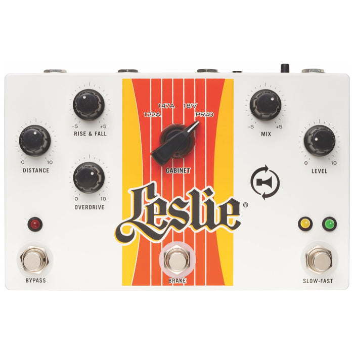 Leslie Rotary Effect "Cream" Pedal, Cable Bundle