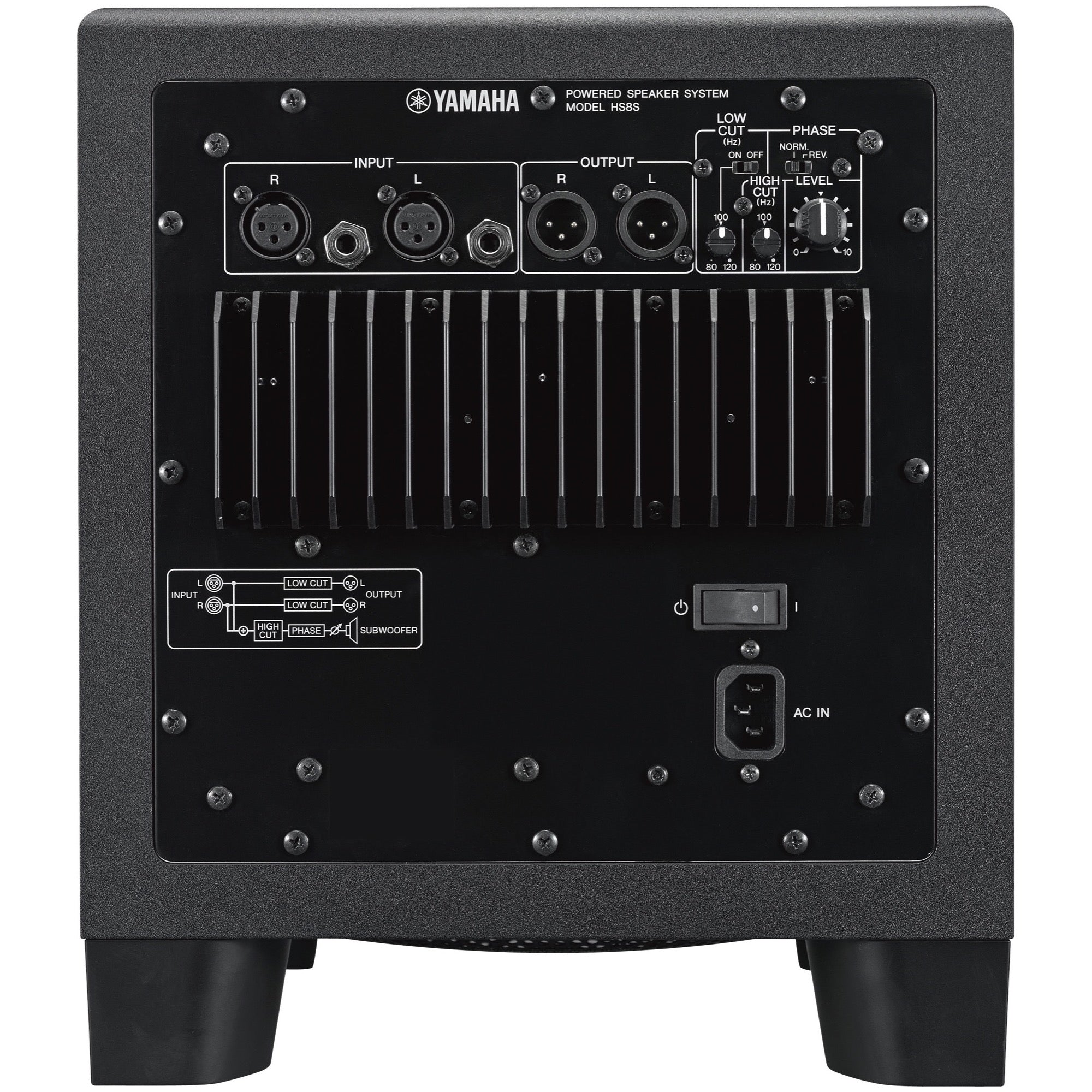 Yamaha HS8S Sub Back